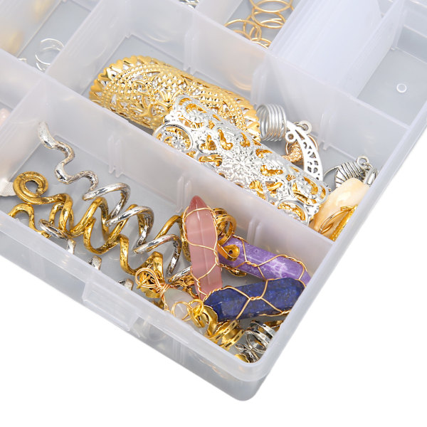 150 kpl Hiusten Dreadlock-Koruja Retro Alloy Spring Silver Moon Hiusten Rannekkeita Keloja Dreadlock-Tarvikkeille