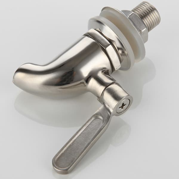 Holdbar drikkedispenser erstatningstapp, polert rustfritt stål, vanndispenser erstatningskran, passer til andre gravitasjonsfiltre style1 16mm