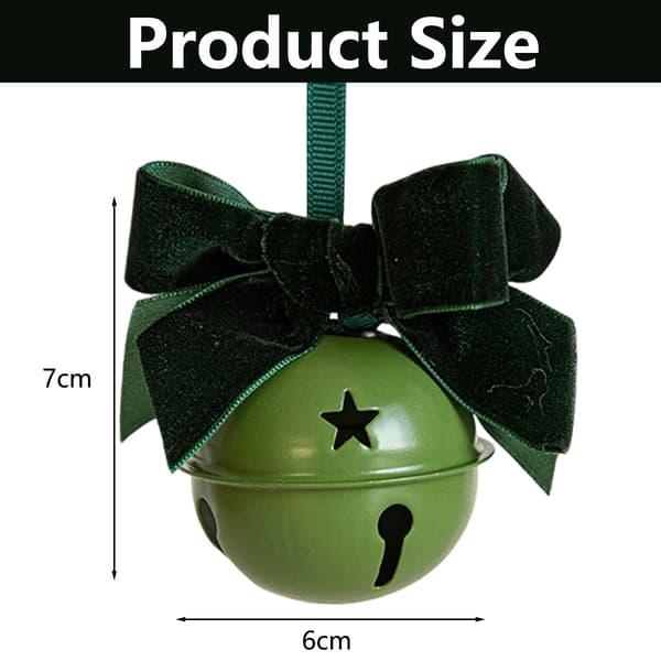 Internasjonal Jule Vinter Ferie Girlander Bjelle Tre Ornament
