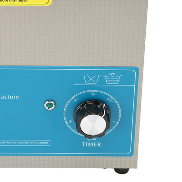 60W Smykke Rengøringsmaskine med Mekanisk Timer til Briller Ure AU Stik 200‑240V