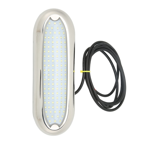 12VDC Bådunder vandlys 120 LED Lysstærkt Lys IP68 Vandtæt Rustfrit til Skibe Yachter Motorbåde Blåt Lys