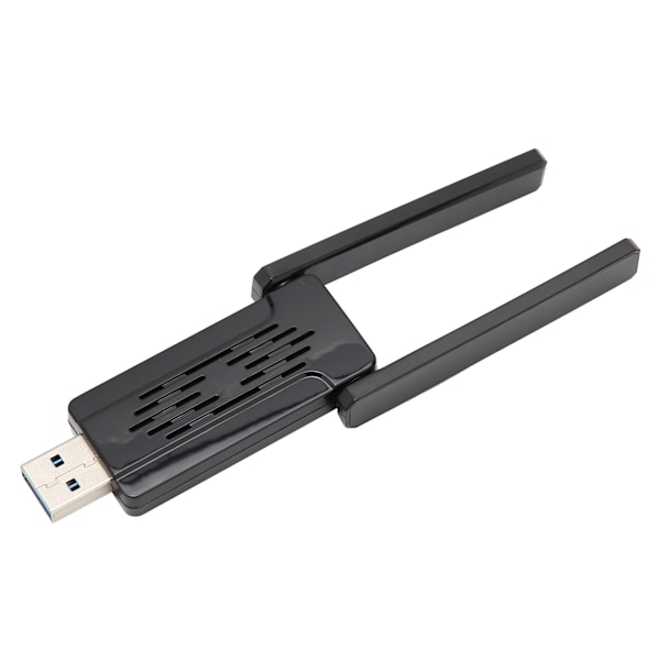 Trådlös nätverksadapter, snabb dataöverföring Tri Band USB3.0-anslutning för stationär dator laptop PC, hög trådlös överföringshastighet stark