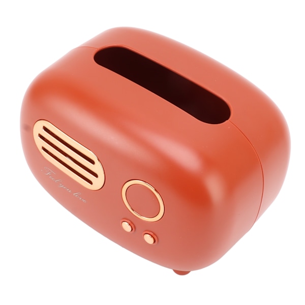 Praktisk Dekorativ Servettbox, Retro Radio Design för Exklusiva Hotell, Barer, Kaféer, Bekväm Placering Säkerställer Enkel Åtkomst, Lätt att Använda