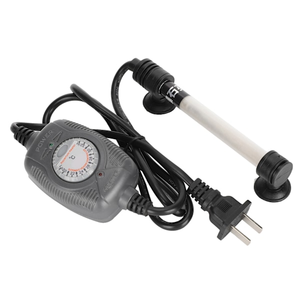 Akvariumvarmer Fisketank Kvartsoppvarmingsstang med Ekstern Temperaturregulator CN 220V500W