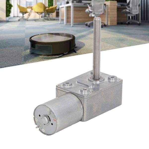 Madonnanvaihdemoottori Itselukituva Toiminto M6 Pää Kiertävä Akseli Kierre Nopeuden Vähentäminen DC Vaihteisto Moottori DC12V 23RPM