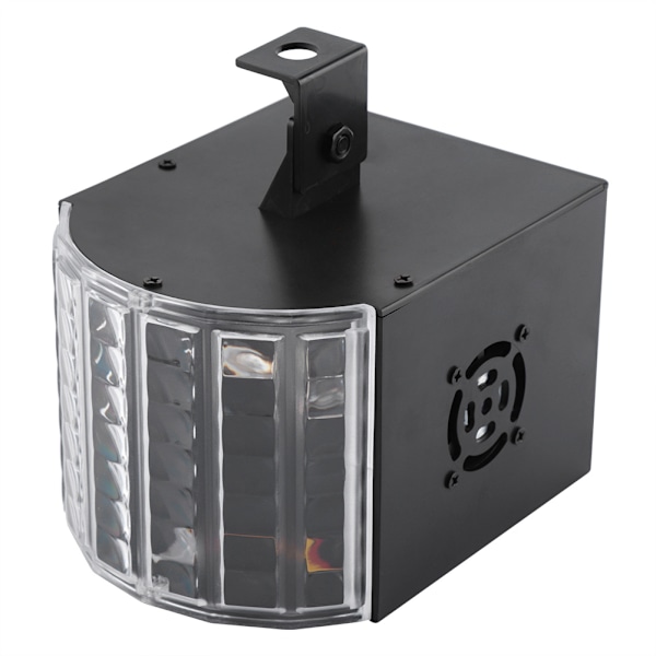 Roterbar LED RGB Mini Kontrollerad Färgglad Scenljus för Party DJ Disco (AU-kontakt)