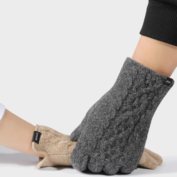 Touchscreen-handsker til vinterbrug, fuld touchscreen-funktionalitet med skridsikker håndfladegreb, åndbart materiale varme handsker til daglig pendling