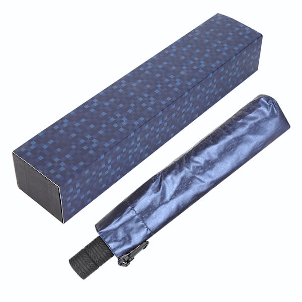 Solregnsparasol Vandafvisende Automatisk Åben Lukning Anti-UV 10 Ribber Kompakt Foldbar UPF50+