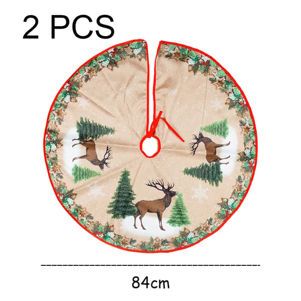 84 cm Jul Nyår Julgransmatta ornament style6