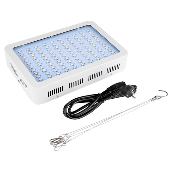 AC220-240V Täyden spektrin 100 LED-kasvivalo Hydroponics Vegs Kukinta Paneelilamppu