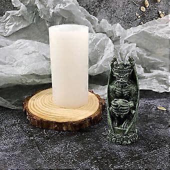Western Devil Bat Silikoneform Halloween Lysform, DIY Håndværk Ornament Gips Aromaterapi Dekorationer