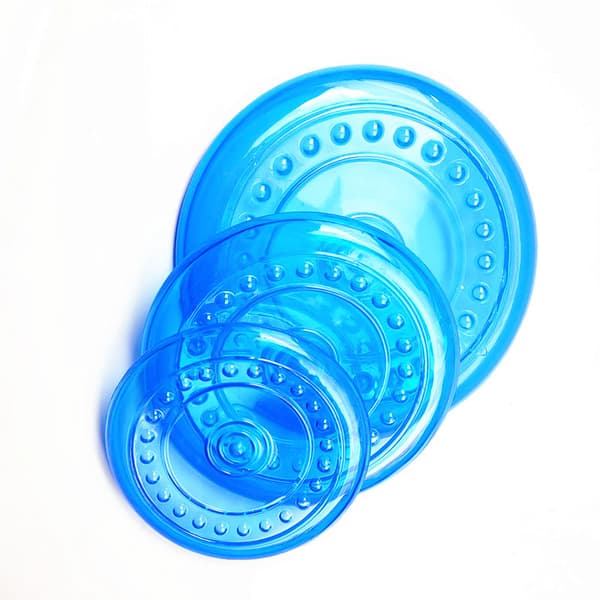 Hundleksak - Frisbee Gummi Hundleksak - Blå, 18,5 cm