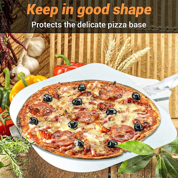 Professionell Pizzaspade För Autentisk Presentation, Rostfritt Stål Pusher För Enkel Pizzahantering