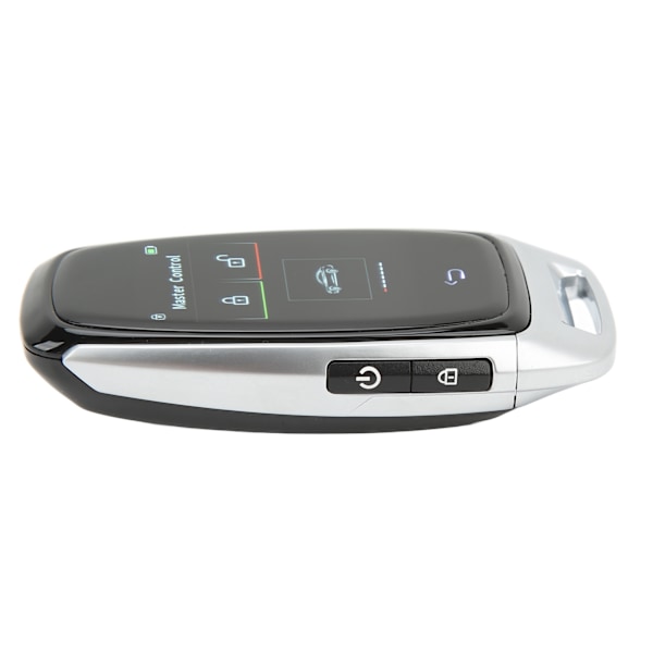 Bil Smart LCD-nyckel Pekskärm Bluetooth 5.0-anslutning Nyckelfri Entré Smidig Beröring för En-knappsstartmodeller Silver