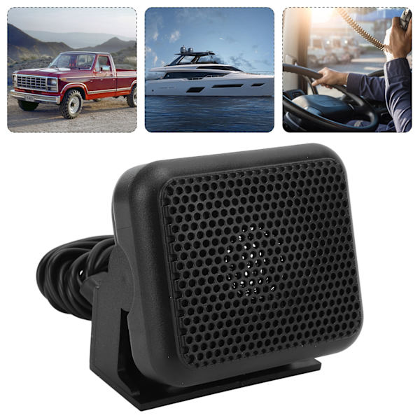 Walkie Talkie Extern Högtalare Bil Tvåvägsradio Högtalare Ersättning för YAESU FT‑847 FT‑920 FT‑950 FT‑2000