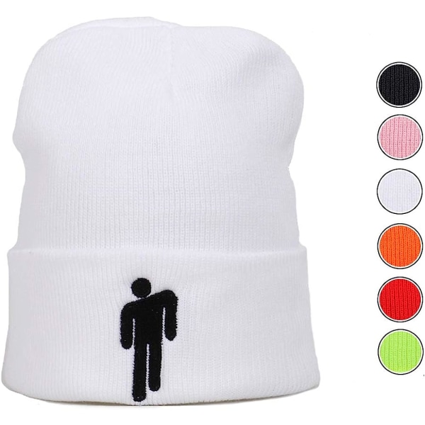 Komfortabel blød slouchy Hot Topic Logo hue strikket hat strækbar