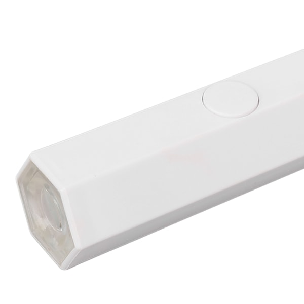 Bærbar Mini UV LED Neglelampe Hjemmesalon Genopladelig Håndholdt Pen Formet Negletørrer 3W Hærdende Lampe Hvid
