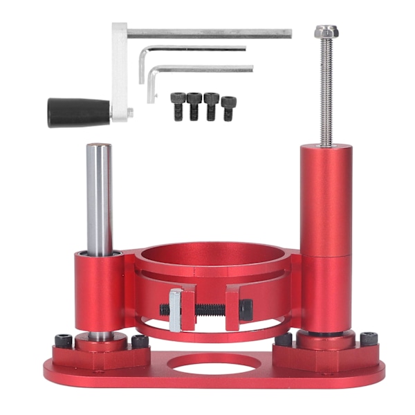 Routerløftebase Maksimal Høyde 47mm Aluminium Legering Rustfritt Stål Stang Trebearbeiding Løftebord Base