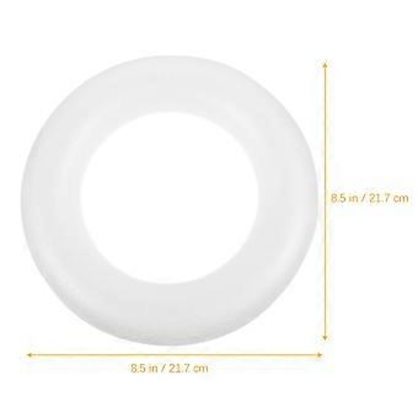 2 stk. Let Cirkulær Ring Kunst Maleri Materiale Model Sjovt DIY Tilbehør