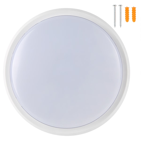 IP65 Vattentät Dammsäker LED Taklampa Inomhusbelysning Rund Strömbrytarstyrning 220V15W 160x50mm