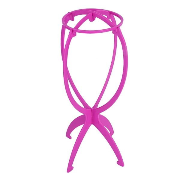 4 Farger Plast Peruke Stativ Hatt Display Mannequin Hodeholdere Rose Rød