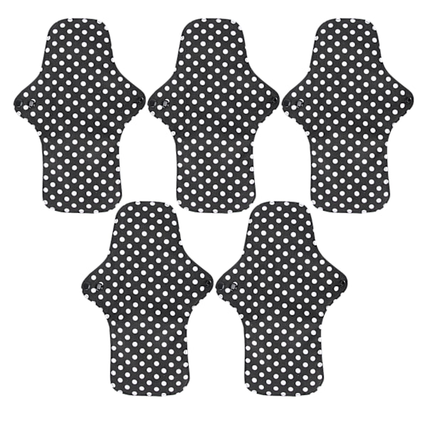 5 st Reusable Menstruationstrosor med Läckageskydd Tvättsbara Postpartum Bomullsmenstruationstrosor för Kvinnor L 20cm x 29.5cm
