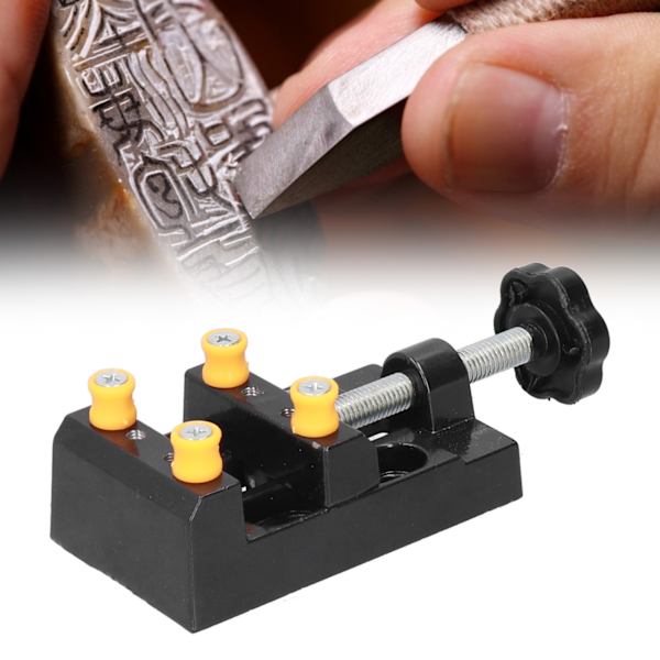 Mini Borrmaskin Klämma Valnöt Vice Flat Table Bänk Smycken Hantverk Carving Säng Verktyg