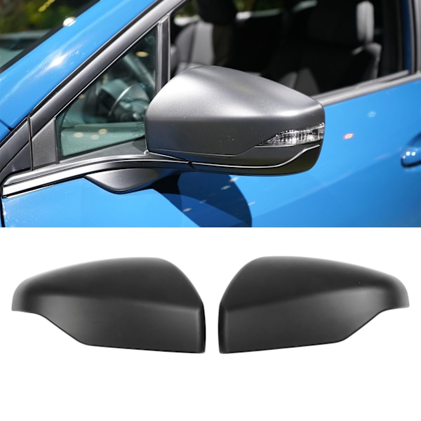 2 stk Bakspeil Deksel Trim Matt Svart Stil Erstatning for Subaru Outback BT 2021+
