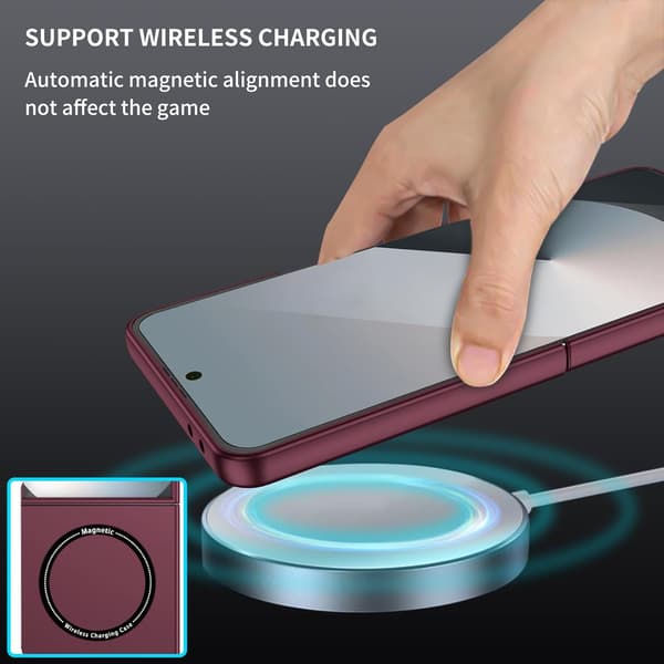 Magnetisk deksel til Samsung Galaxy Z Fold 3, sammenleggbar beskyttelse, støtsikkert deksel (lys blå) Light Blue Z-Fold 3