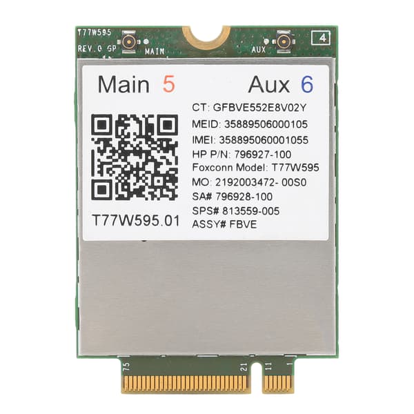 Windows 10 64-bit Kompatibel 4G LTE-modul, Höghastighetsinternet för pålitlig anslutning, NGFF M.2-gränssnitt med Key A eller E-sockel, Stöder