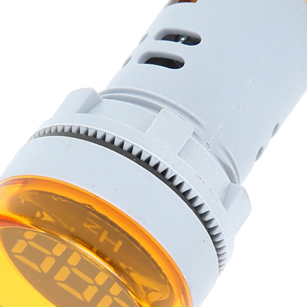 AD16‑22DHZ Frekvensmåler 20~75Hz Frekvensindikator Lyspanel Måler Monitor Gul
