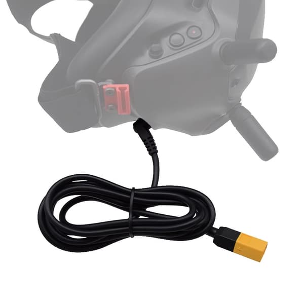 Strømkabel XT60 hanstik til han 5.5X2.5Mm 5525 kabelkonvertering til FPV-briller tilbehør