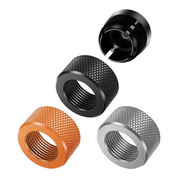 17 mm kulehode metallmutter og ABS skruebasesett for biltelefonholder Silver
