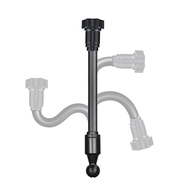 Fleksibel 360 roterende biltelefonholderadaptere 17 mm kulehode for dashbordbruk 22cm