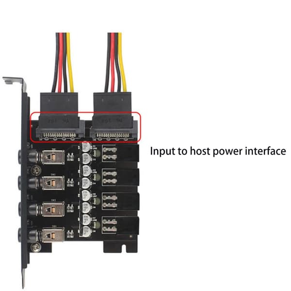 Interna USB-portkort PCI-expansionskort lämpligt för hårddisk Ph3 stationär diskfäste datorhårddisk optisk