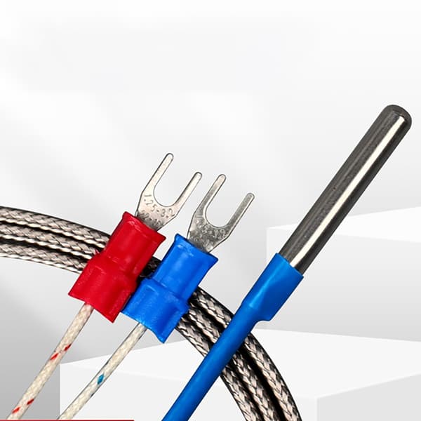 0-400℃ Mätområden Rostfria Temperatursensorer Termoelement Flätad Kabel 1 meter