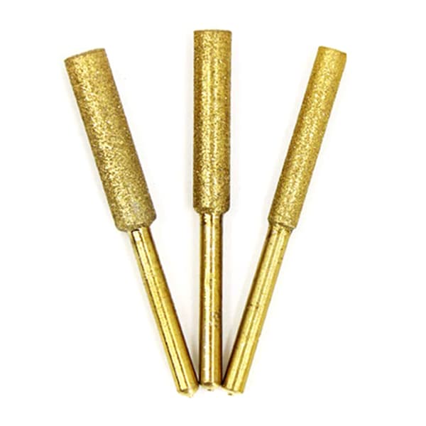 30 mm diamantspidser slibebit længde belagt cylinder til hovedslibebit 3x4mm