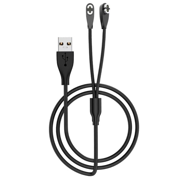 USB/Type C til 4-pinners magnetisk ladekabel Lett ergonomisk erstatning