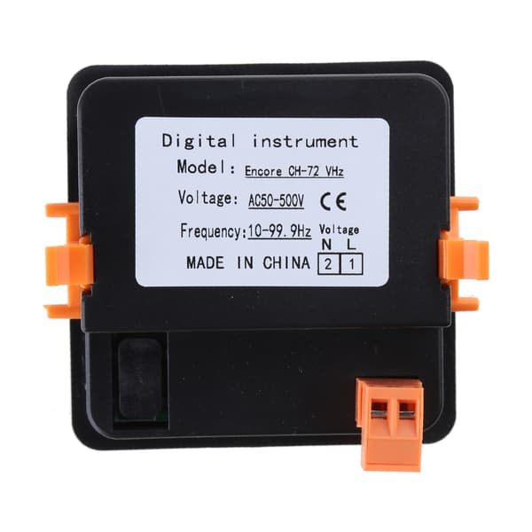 Digital spændingsfrekvenspanelmåler tester voltmeter LED-display til husholdning