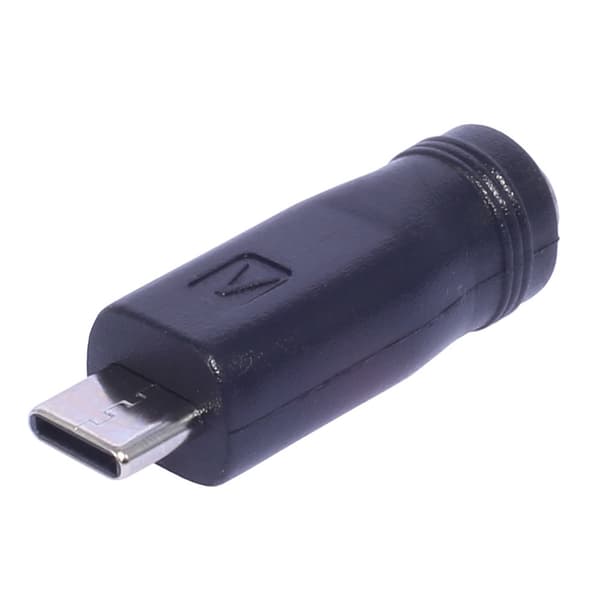 DC5521 strømadapter Type-C/Mini USB/Micro USB ladekontakt Sikker lading