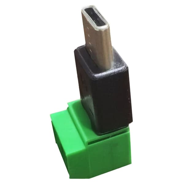 Avtakbare USB C hannplugger 5V strømterminaler for tilpasset kabelkonstruksjon