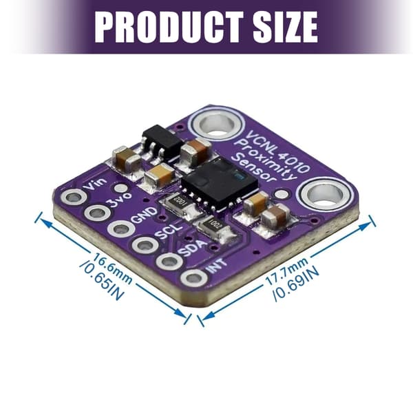 3.3V til 5V VCNL4010 Sensorplade til intelligente enhedsrespons-projekter