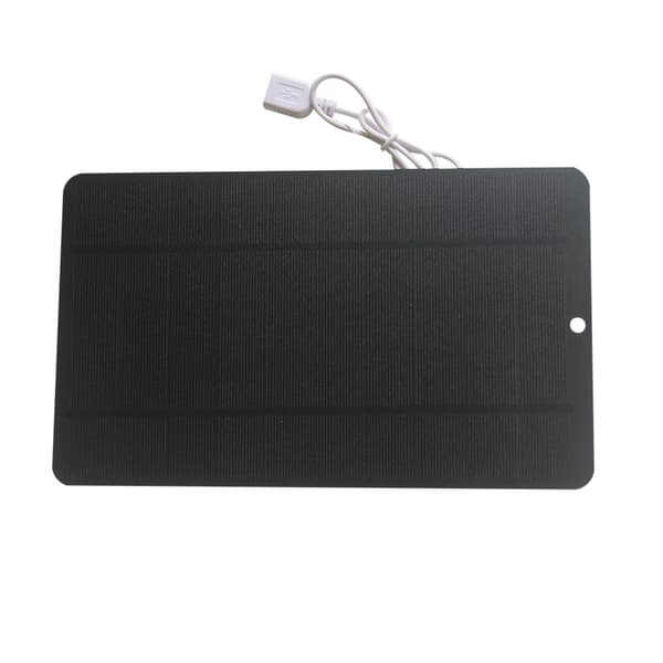 7W 5V Flexibel solpanel med typ C-port solcellskontroller