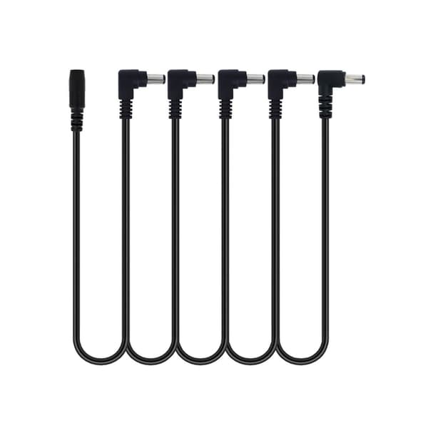 Daisy Chain-kabel 1 till 5-vägs 9V Adapter Strömkabel Gitarr Effektpedal