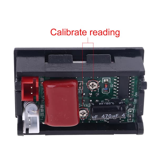 AC 60-500V Volt Måler Strøm Display Måler 10/50/100A Voltmeter Ammeter Multifunktion Digital Display Volt Måler -10~65℃ 100A