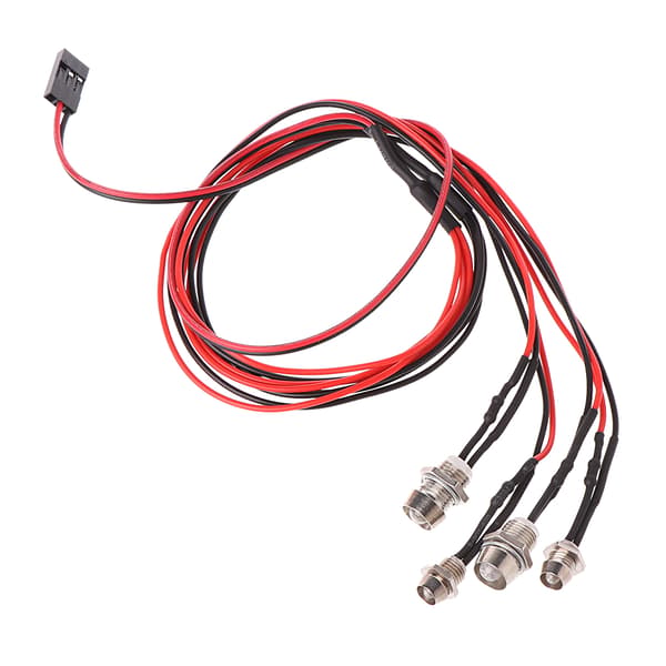 RC On-Road Modell Drift Bil Nye LED Natt 5mm & 3mm Frontlykter Lys