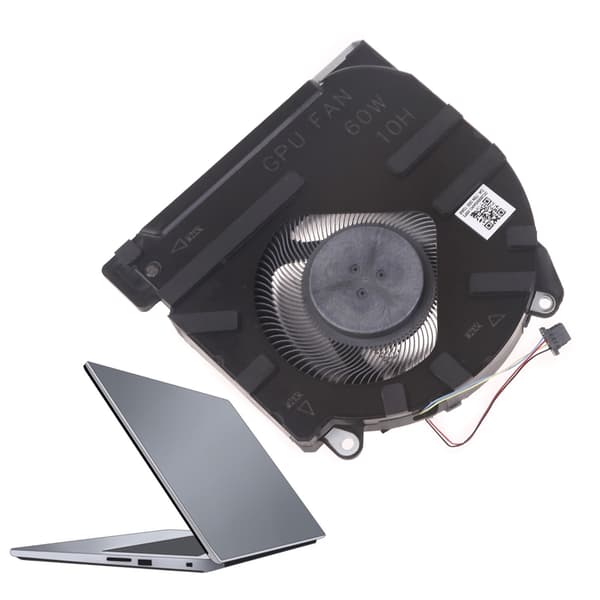 Bærbar CPU GPU Køleventilator til 16-D 16-E TPN-Q263 TPN-Q264 5V 4pin CPU