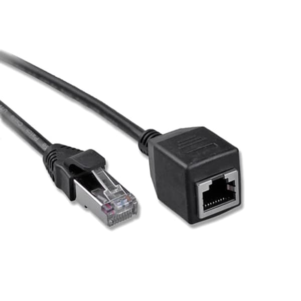 RJ45 Cat6 forlænger patchkabel forlænger Lan han til hun netværkskabel til router modem til Smart TV PC computer bærbar 1m