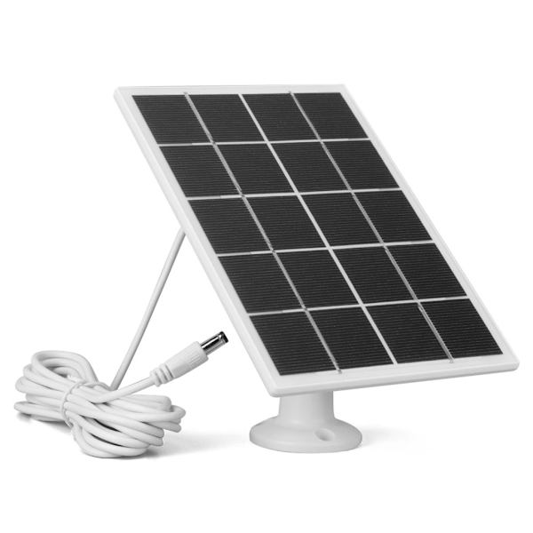 Solcellepanel for sikkerhetskamera Oppladbart solcellepanel utendørs