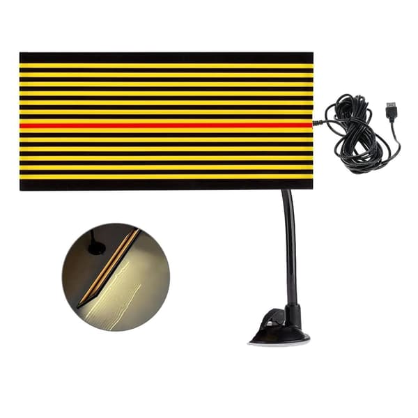 Biltråd Lysplade Bulereflektor Reparationsværktøj Bilfordybning Assistent LED Lampe Black white 